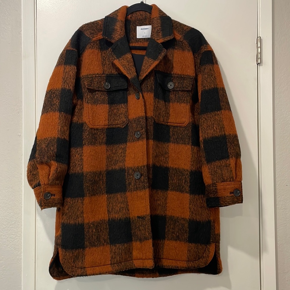 Old Navy burnt orange over sized Coat